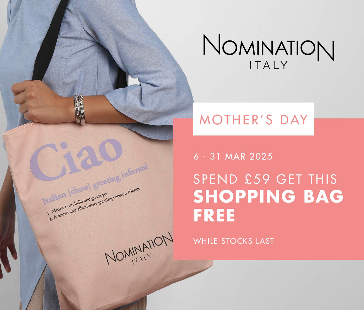 Nomination bracelet online mothers day