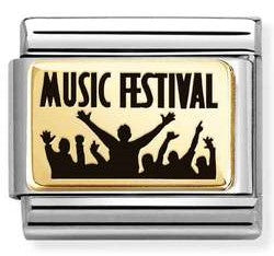 030166/40 Classic  steel, 18k gold Music festival