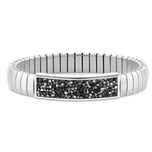 XTE MEDIUM bracelets, steel & Crystal Rock Grey 043221/018