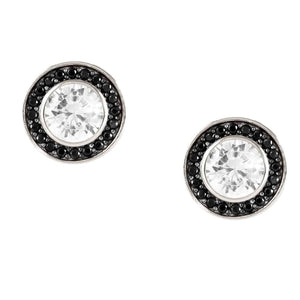 AUREA earrings 925 silver, CZ. STUD Black 145705/011