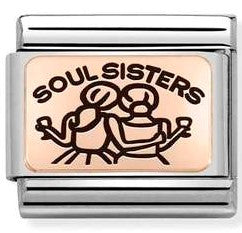 430111/09 Classic ,S/steel.Bonded Rose Gold, Soul Sisters
