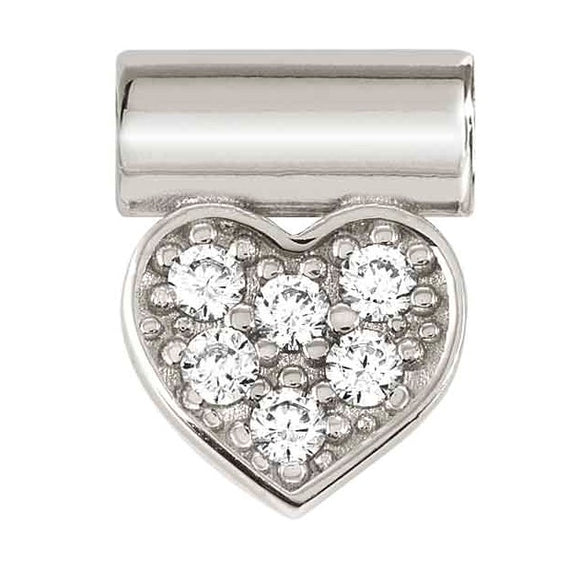 147116/022 SeiMia 925 Silver Heart + Cz