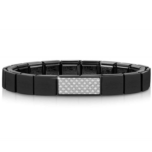 239102/21 Double Black Carbon Glam Bracelet