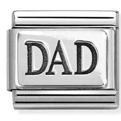 330102/63 Classic PLATES steel, 925  silver Dad (new)