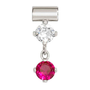 SEIMIA ed. CANDY SYMBOLS,925 silver,cz Pendant RED 148827/006