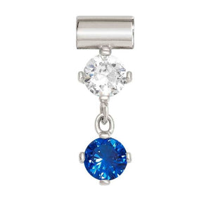 SEIMIA ed. CANDY SYMBOLS  925 silver,cz Pendant BLUE148827/012
