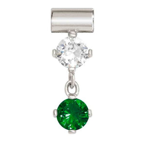 SEIMIA ed. CANDY SYMBOLS,925 silver,cz Pendand GREEN 148827/014