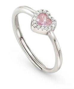 ALLMYLOVE ring,925 silver, CZ  PINK 240300/002