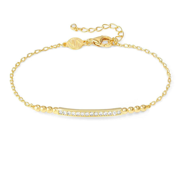 LOVECLOUD bracelet in 925 sterling silver and cz Yellow Gold