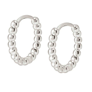LOVECLOUD earrings in 925 sterling silver CIRCLE Silver