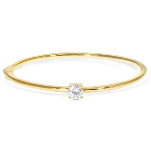 COLOUR WAVE bracelet,925 silver,CZ,SMALL RIGID  Yellow Gold149837/012