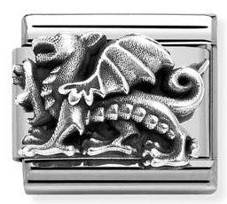 330105/043 Classic MONUMENTS RELIEF silver 925 Dragon