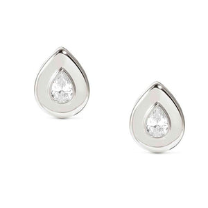DOMINA earrings. 925  silver,CZ. Drop 240419/015