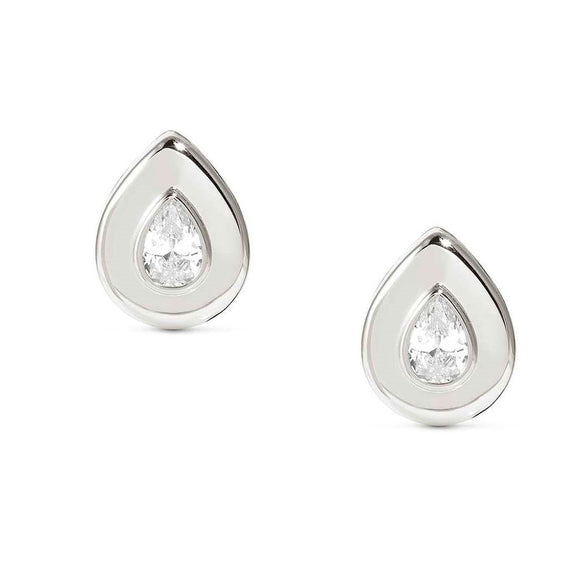 DOMINA earrings. 925  silver,CZ. Drop 240419/015