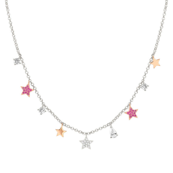 LUCENTISSIMA necklace, 925 sterling silver, cz (PENDANTS) Rose Gold Star