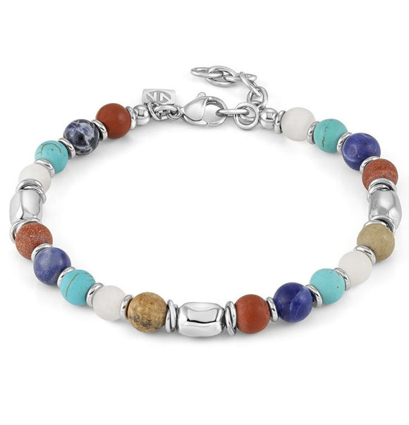 INSTINCTSTYLE bracelet ed. STONES , steel, stones MIX 3