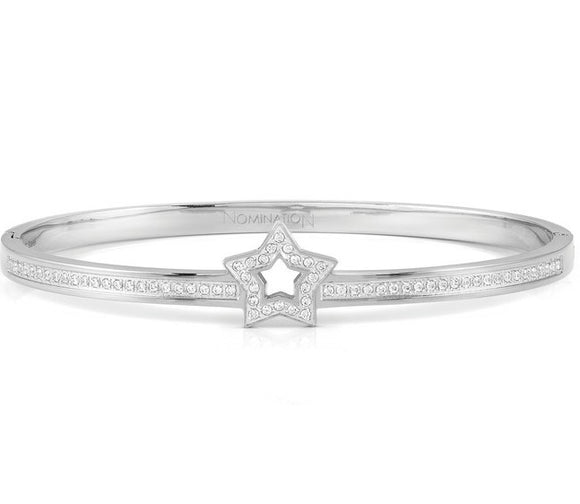 PRETTY BANGLES bracelet, steel, cz SYMBOLS SMALL SIZE Star