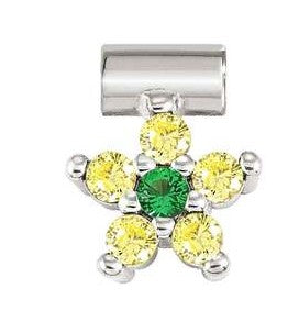 SEIMIA ed. FLORA 925 sterling silver, cz (FLOWERS) YELLOW