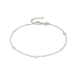 ANKLETS anklet  925 sterling silver  cz Mixed