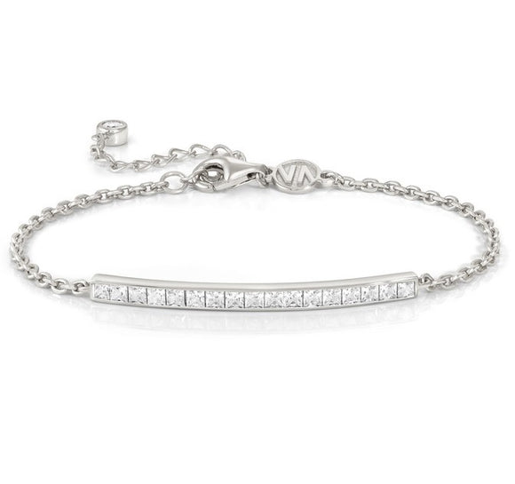 CARISMATICA bracelet  925 sterling silver  cz WHITE fin. Silver