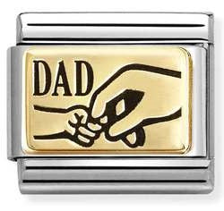030166/37 Classic , steel, 18k gold Dad hand