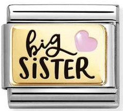 030289/05 Classic  steel, enamel, 18k gold Big Sister