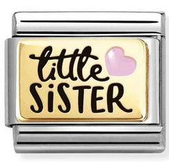 030289/06 Classic  steel, enamel, 18k gold Little Sister