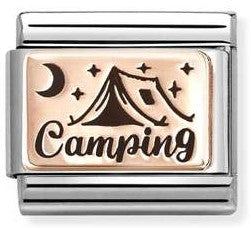430211/21 Classic  steel, 9k rose gold Camping
