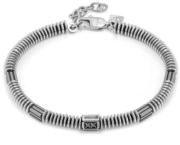 BEYOND bracelet ed. HYPER , steel , cz WASHERS Steel