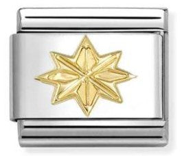 030149/61 Classic SYMBOLS steel and 18k gold Wind rose
