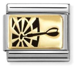 030166/58 Classic PLATES (IC),steel,18k gold Darts