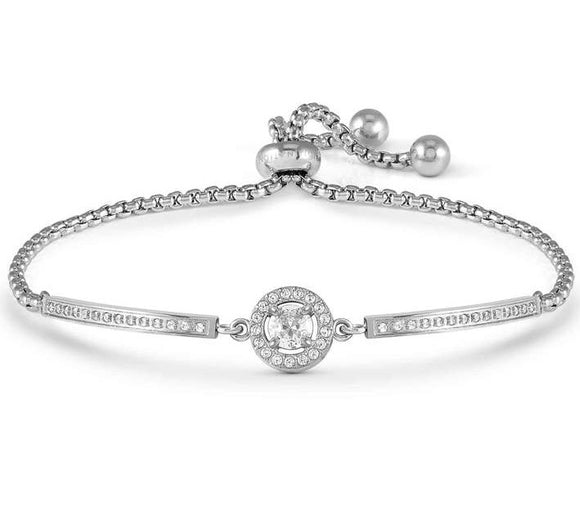 029800/017 ROYALDREAM bracelet,steel & CZ Circle