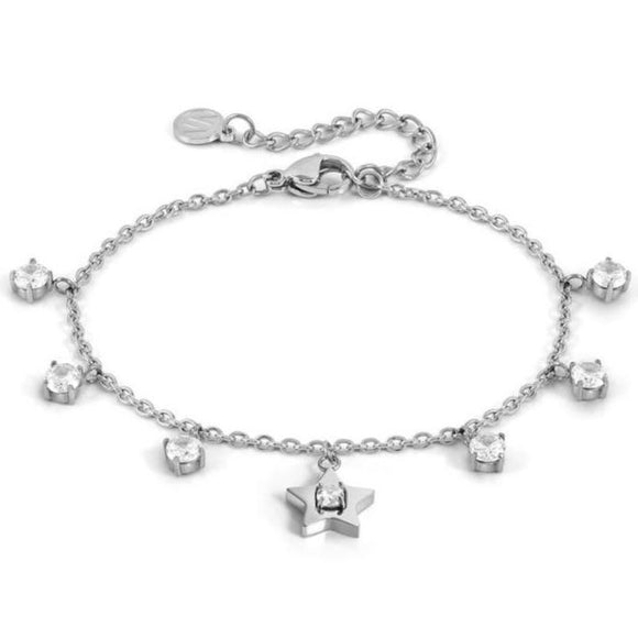 MYSOPHIE bracelet, steel & CZ Star