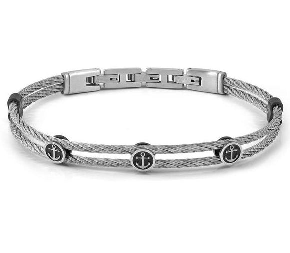 #SEALOVER steel cable bracelet Anchor 135000/002