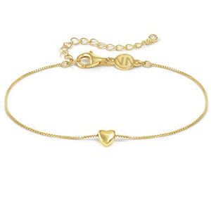 ARMONICA bracelet in 925 sterling silver and cubic zirconia Heart Gold