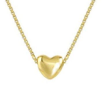 ARMONICA necklace in 925 sterling silver and cubic zirconia Heart Gold