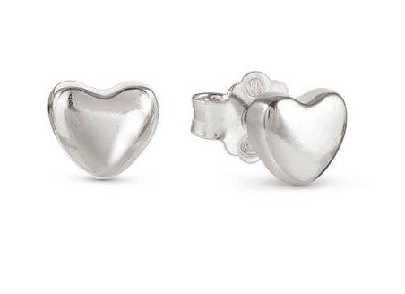 ARMONICA earrings in 925 sterling silver Heart Silver