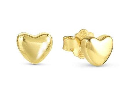 ARMONICA earrings in 925 sterling silver Heart Gold