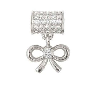 SEIMIA White Edition in 925 sterling silver and cubic zirconia pavé Bow