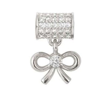 SEIMIA White Edition in 925 sterling silver and cubic zirconia pavé Bow