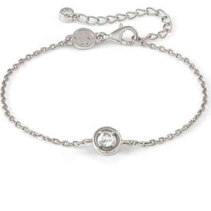 COSMICLOVE bracelet in 925 sterling silver and cubic zirconia Silver Circle