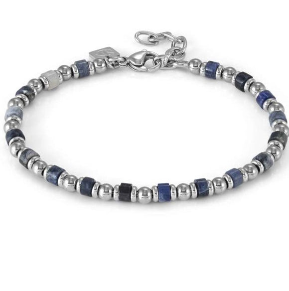 INSTINCTSTYLE Sea Edition bracelet in steel and natural stones SODALITE