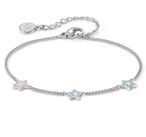 FAIRYICONS bracelet in steel and enamel Star