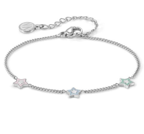 FAIRYICONS bracelet in steel and enamel Star