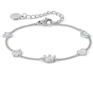 FAIRYICONS bracelet in steel (RICH) and enamel Mixed