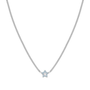 FAIRYICONS necklace in steel and enamel Star