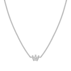 FAIRYICONS necklace in steel and enamel Crown