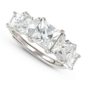 DAYTONIGHT ring in 925 silver and cubic zirconia White