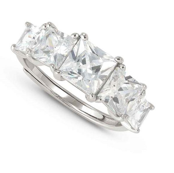 DAYTONIGHT ring in 925 silver and cubic zirconia White