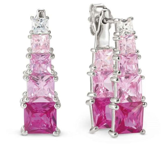 DAYTONIGHT earrings in 925 silver (PENDANTS) and cz PINK